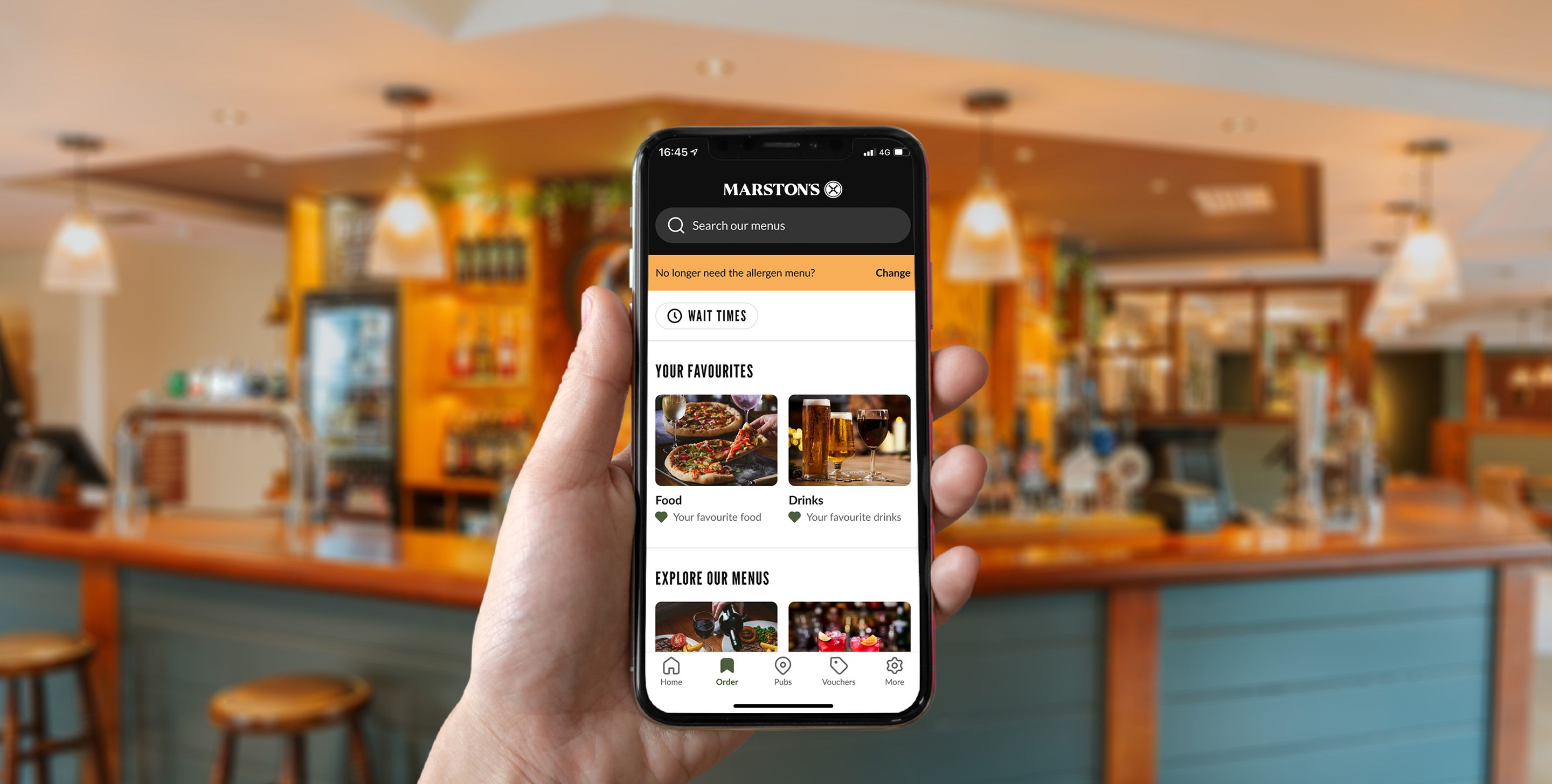 Try Our New & Improved Order & Pay